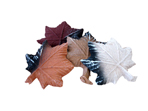 Decorative ceramic maple leaves for fireplace, BB Fires bespoke